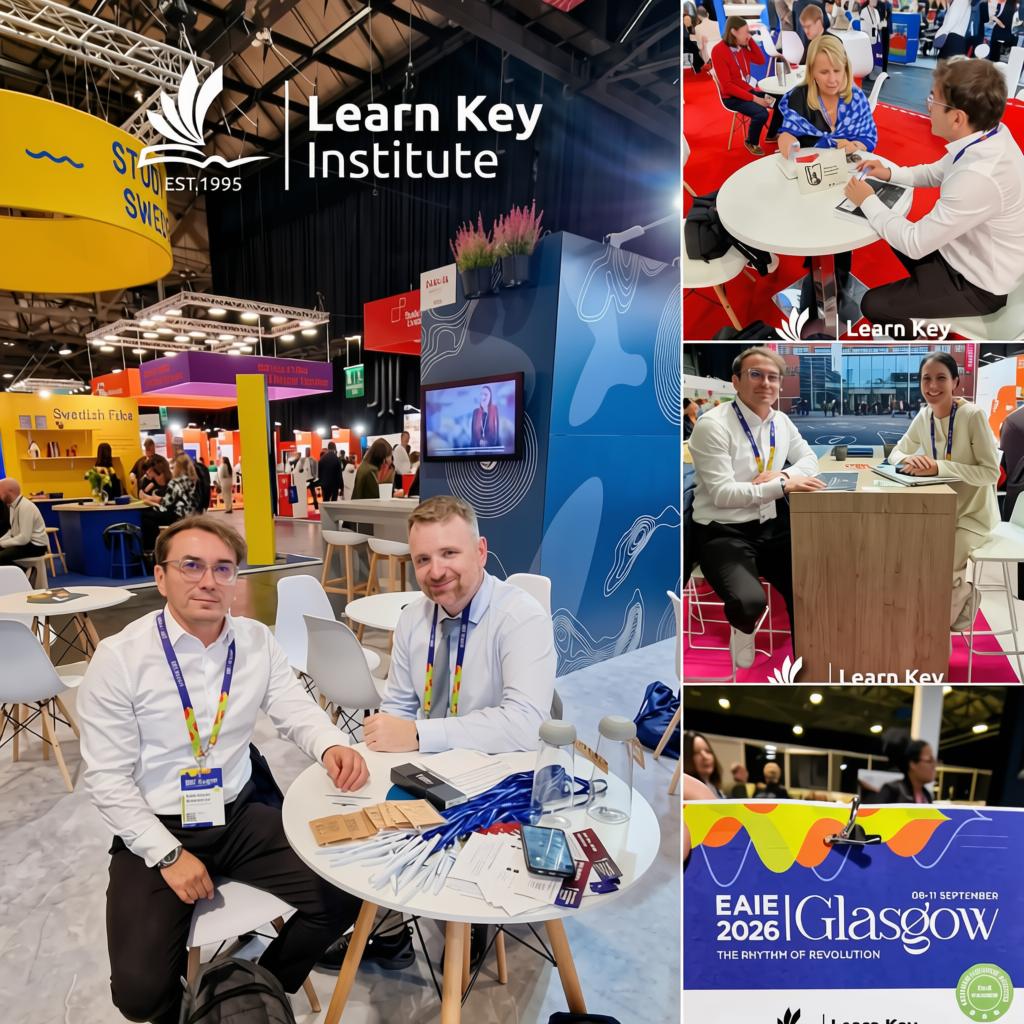 Learn Key representatives meeting education partners at EAIE Glasgow